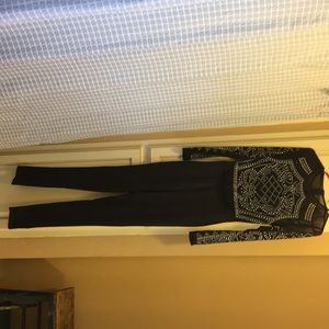 Black Sequence Jumpsuit